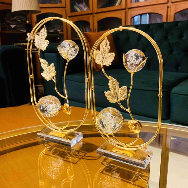 Metal & Crystal Decor (Pair)