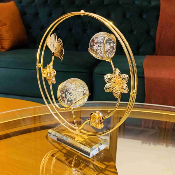 Metal & Crystal Decor (Pair) - Image 3