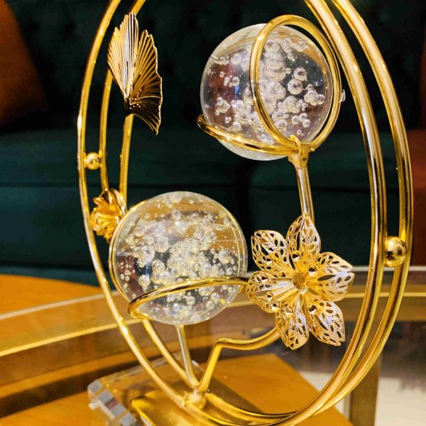Metal & Crystal Decor (Pair) - Image 4