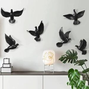 Resin Wall Hanging Birds(6- Piece Set) (Copy)
